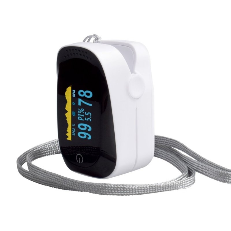 Pulsoksymetr IMDK C101A2 Pulsoksymetr OLED, pamięć 8 godzin