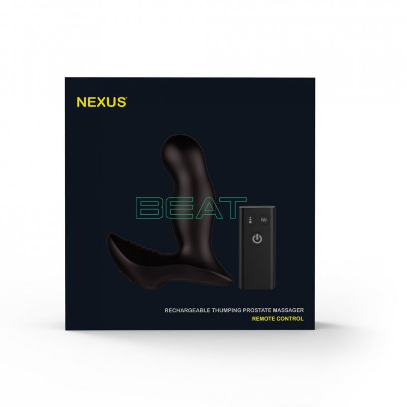 Wibrujący masażer prostaty - Nexus Beat Black