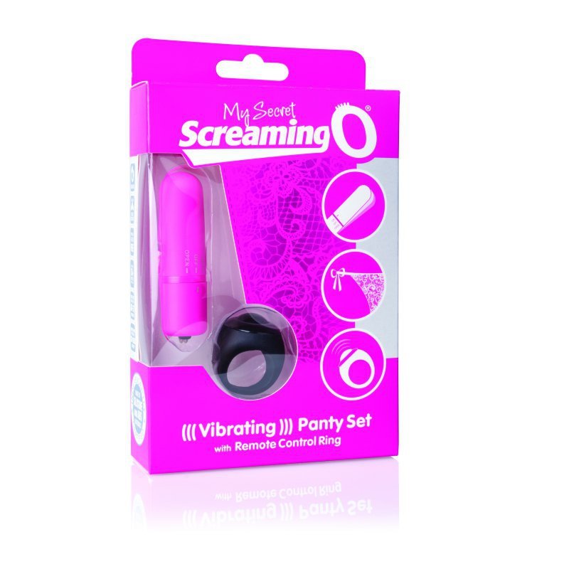 Zdalnie sterowany wibrator do majteczek - The Screaming O Remote Control Panty Vibe Pink