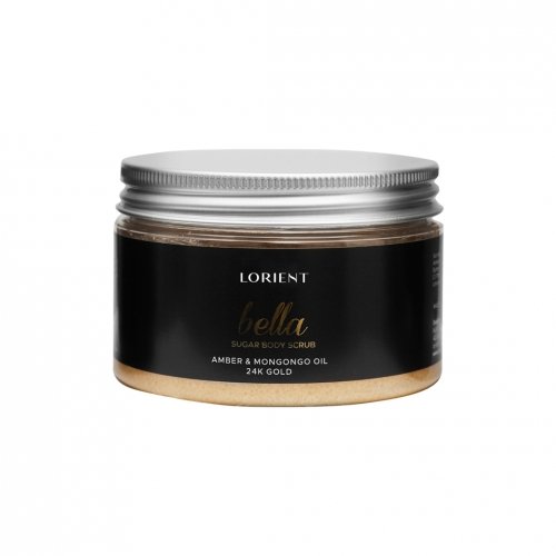 Bella peeling cukrowy do ciała z 24k złotem
