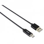 Kabel USB Type-C z wyświetlaczem LED 1m czarny - Hama
