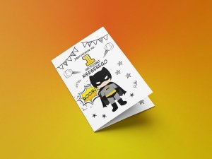 Zaproszenie urodzinowe dla dziecka Batman 10x15 M18