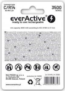 R14 Akumulator 2Bl Everactive 3500 Silver Line