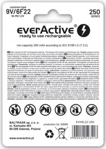 6F22 Akumulator Everactive 250 9V Silver Line