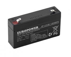 Akumulator Żelowy Agm Europower Ep 6V 1,2Ah