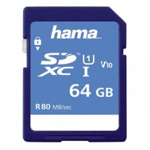 Hama karta pamięci hs gold sdxc 64gb uhs-i 80mb /s c10
