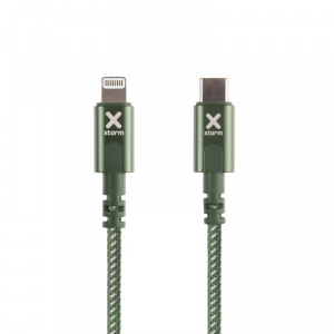 XTORM Kabel USB-C - Lightning MFI (1m ) zielony