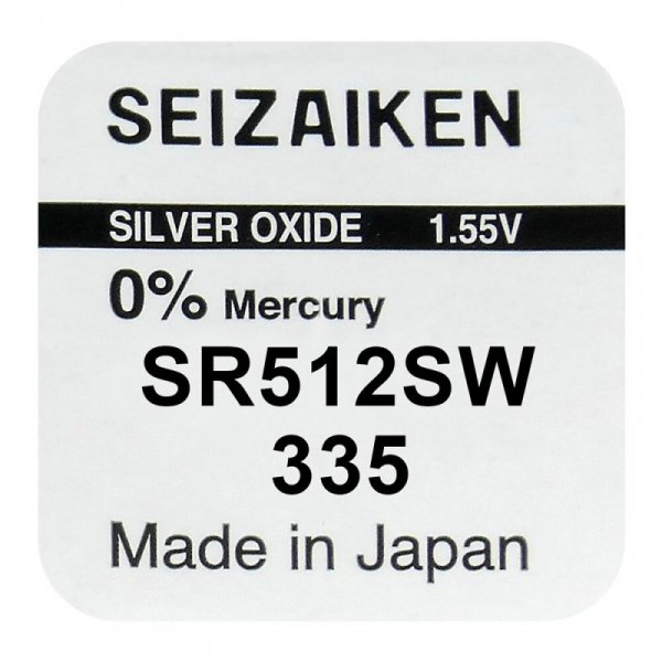 335 Seizaiken SEIKO (SR512SW) Bat.