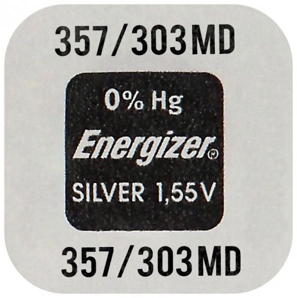 357 / 303  Energizer Bateria 512 Sr 44