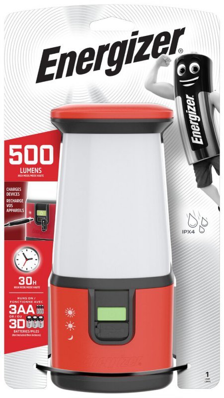 LAT.ENERGIZER CAMPING 3D/3AA 500lm USB