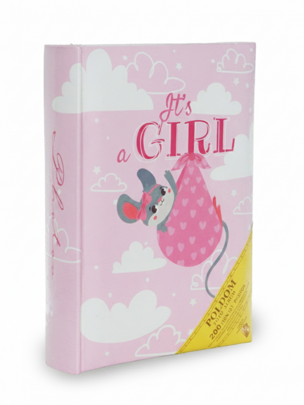 Album 10x15 na 200 zdjęć szyty - It`s a Girl!