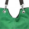 Kožené kabelka listonoška Genuine Leather dračí zelená 222