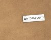 Kožené kabelka listonoška Vittoria Gotti tmavě béžová V5576