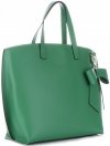 Kožené kabelka shopper bag Vittoria Gotti zelená V6D BIGziel