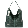 Kožené kabelka univerzální Vittoria Gotti lahvově zelená V1579COCO