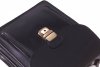 Malá kabelka dokladovka Unisex silná useň černá