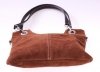 Kožené kabelka listonoška Genuine Leather hnědá 222