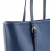 Kožené kabelka klasická Genuine Leather tmavě modrá 3303