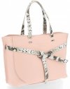 Kožené kabelka shopper bag Vittoria Gotti pudrová růžová V5635