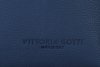 Kožené kabelka shopper bag Vittoria Gotti tmavě modrá V5705