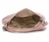 Kožené kabelka listonoška Vittoria Gotti pudrová růžová V2031