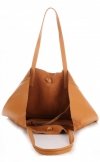 Kožené kabelka shopper bag Vittoria Gotti zrzavá V602