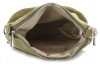 Kožené kabelka listonoška Genuine Leather zelená 85A