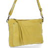 Kožené kabelka univerzální Vittoria Gotti žlutá VPOS4