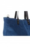 Kožené kabelka shopper bag Vera Pelle jeans 80041