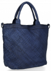 Dámská kabelka shopper bag Vittoria Gotti tmavě modrá V2400