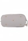 Kožené kabelka shopper bag Vittoria Gotti světle šedá V8047