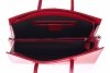 Kožená kabelka aktovka A4 Genuine Leather červená