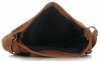 Kožené kabelka listonoška Genuine Leather tmavě modrá 4022