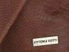 Kožené kabelka shopper bag Vittoria Gotti hnědá V8804