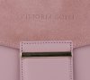 Kožené kabelka listonoška Vittoria Gotti pudrová růžová V71012