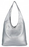 Dámská kabelka shopper bag Hernan stříbrná HB0141