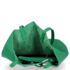 Kožené kabelka shopper bag Vittoria Gotti dračí zelená V775