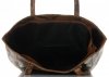 Kožené kabelka shopper bag Vittoria Gotti zrzavá V16299