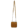 Kožené kabelka univerzální Genuine Leather hořčicová A7