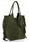 Kožené kabelka shopper bag Vittoria Gotti B16