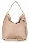 Kožené kabelka shopper bag Vittoria Gotti béžová V8047