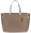 Kožené kabelka shopper bag Vittoria Gotti zemitá V5635