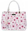 Kožené kabelka kufřík Vittoria Gotti růžová V399