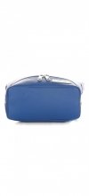 Kožené kabelka listonoška Vittoria Gotti modrá V60
