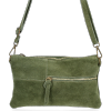 Kožené kabelka listonoška Vittoria Gotti zelená VPOS8