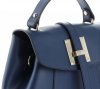Kožené kabelka batůžek Vittoria Gotti tmavě modrá V3199