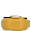 Kožené kabelka listonoška Vittoria Gotti hořčicová V1839