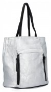 Dámská kabelka batůžek Hernan stříbrná HB0355-1