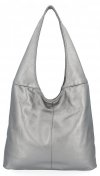 Dámská kabelka shopper bag Hernan tmavě stříbrná HB0141