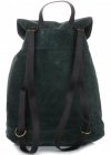 Kožené kabelka batůžek Vittoria Gotti lahvově zelená 80022